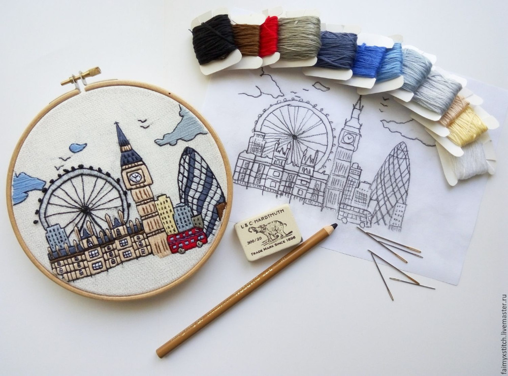 embroidery services london